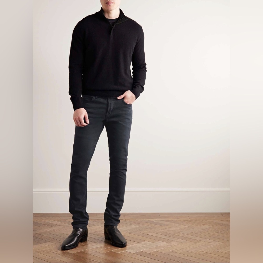 Mens Tom Ford Stretch Skinny Jeans with Ankle Zips